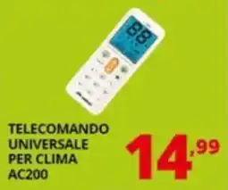 Comet Meliconi telecomando universale per clima AC200 offerta