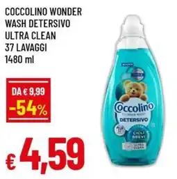 A&O Coccolino wonder wash detersivo ultra clean offerta
