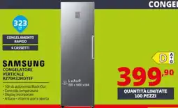 Comet SAMSUNG CONGELATORE VERTICALE RZ70H32HDTEF offerta