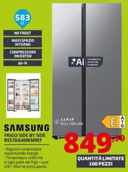 Comet SAMSUNG FRIGO SIDE BY SIDE RS57DG400EM9EF offerta