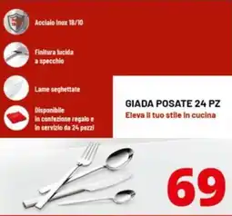 Comet Lagostina giada posate offerta