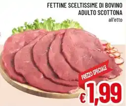A&O Fettine sceltissime di bovino adulto scottona offerta