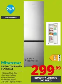 Comet Hisense FRIGO COMBINATO FCN255ACE offerta