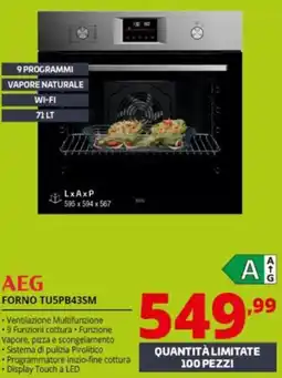 Comet AEG FORNO TU5PB43SM offerta