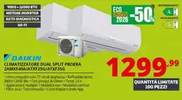 Comet DAIKIN CLIMATIZZATORE DUAL SPLIT PROERA 2AMXF40A/ATXF25G/ATXF35G offerta