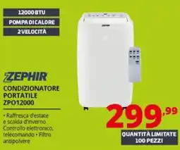 Comet ZEPHIR CONDIZIONATORE PORTATILE ZPO12000 offerta