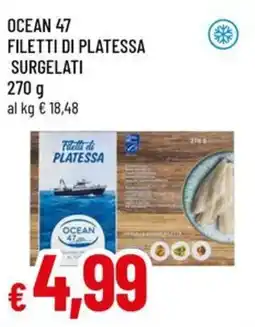 A&O Ocean 47 filetti di platessa surgelati offerta