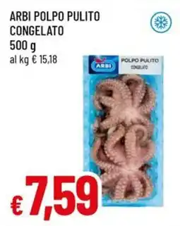 A&O Arbi polpo pulito congelato offerta