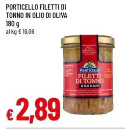 A&O Porticello filetti di tonno in olio di oliva offerta
