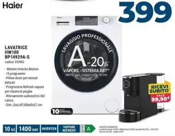 Sinergy Haier LAVATRICE HW100 BP14929A-S offerta