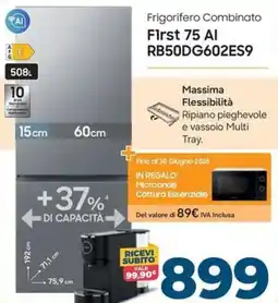 Sinergy SAMSUNG Frigorifero Combinato First 75 Al RB50DG602ES9 offerta