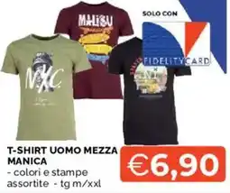 Mercatò T-shirt uomo mezza manica offerta