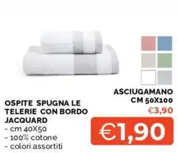 Mercatò Ospite spugna le telerie con bordo JACQUARD offerta