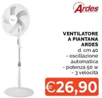 Ventilatore a piantana ARDES