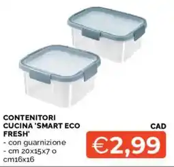 Mercatò Contenitori cucina 'smart eco fresh' offerta