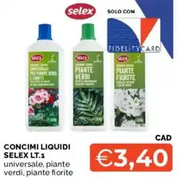 Mercatò Concimi liquidi SELEX offerta