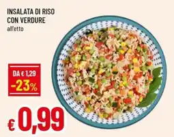 A&O Insalata di riso con verdure offerta