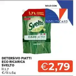 Mercatò Detersivo piatti eco ricarica SVELTO offerta