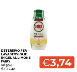 Mercatò Detersivo per lavastoviglie in gel al limone FAIRY offerta