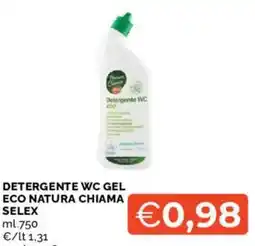 Mercatò Detergente wc gel eco natura chiama SELEX offerta