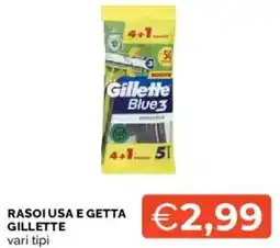 Mercatò Rasoiusa e getta GILLETTE offerta