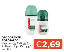 Mercatò Deodorante BOROTALCO offerta