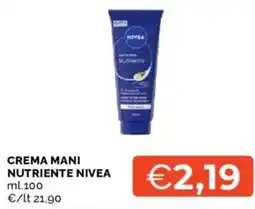 Mercatò Crema mani nutriente NIVEA offerta