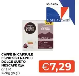 Mercatò Caffè in capsule espresso napoli dolce gusto NESCAFÈ X30 offerta
