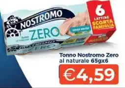 Mercatò Tonno Nostromo Zero al naturale offerta