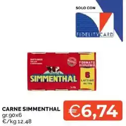 Mercatò Carne SIMMENTHAL offerta