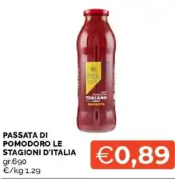 Mercatò Passata di pomodoro LE STAGIONI D'ITALIA offerta