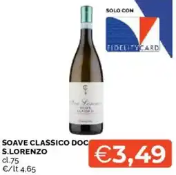 Mercatò Soave classico DOC S.LORENZO offerta