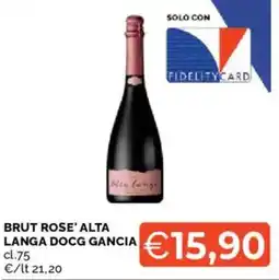 Mercatò Brut rose' alta langa DOCG GANCIA offerta