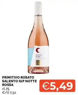 Mercatò Primitivo rosato salento IGP NOTTE ROSSA offerta