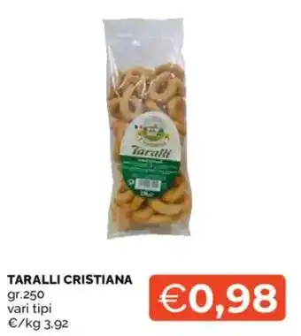 Mercatò Taralli cristiana offerta