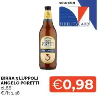 Mercatò Birra 3 luppoli ANGELO PORETTI offerta