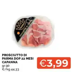 Mercatò Parma prosciutto di parma dop 22 mesi capanna offerta