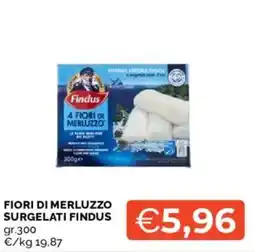Mercatò Fiori di merluzzo surgelati FINDUS offerta