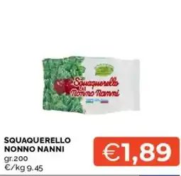 Mercatò Squaquerello NONNO NANNI offerta