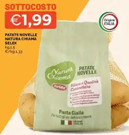 Mercatò Patate novelle natura chiama SELEX offerta