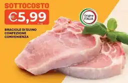 Mercatò Braciole di suino confezione convenienza offerta