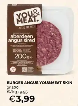 Mercatò Burger angus YOU&MEAT SKIN offerta