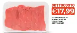Mercatò Fettine scelte di bovino adulto confezione convenienza offerta