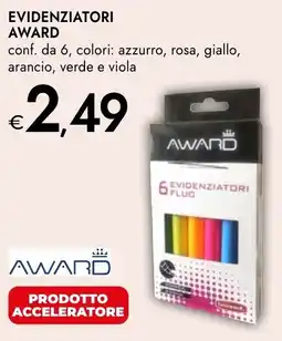 Bennet Evidenziatori AWARD offerta