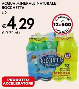 Bennet Acqua minerale naturale ROCCHETTA offerta