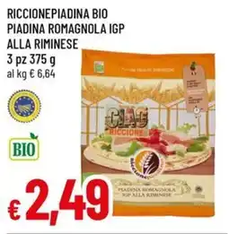 A&O Riccionepiadina bio piadina romagnola igp alla riminese offerta