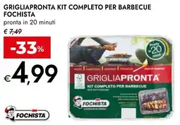 Bennet Grigliapronta kit completo per barbecue FOCHISTA offerta