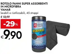Bennet Rotolo panni super assorbenti in microfibra VAMAR offerta