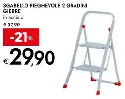Bennet Sgabello pieghevole 2 gradini gierre offerta