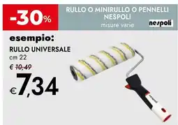 Bennet Rullo o minirullo o pennelli NESPOLI offerta